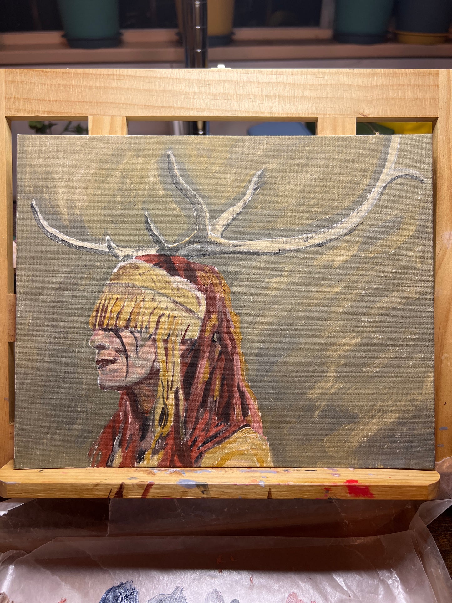 Oil Painting - Costume