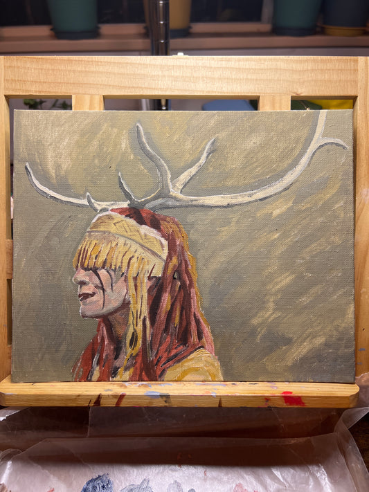 Oil Painting - Costume